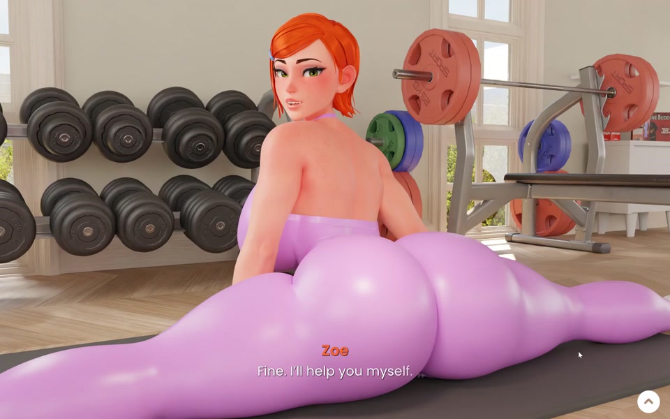 Mansion Days TABOO Hentai Game Ep.12 FEMDOM GYM SEX training with STEPSIS !