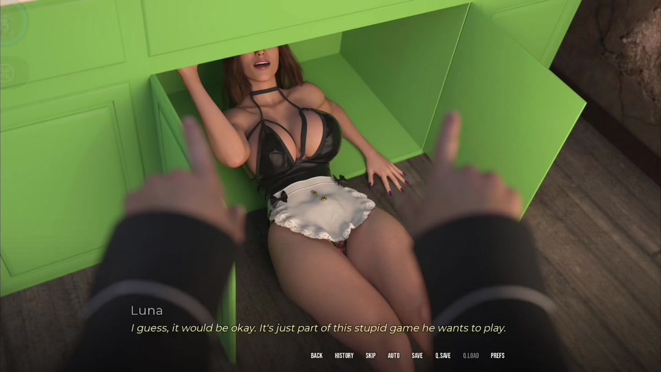 In Security- Luna Cleans Old Pervert Gary’s Apartment screenshot 2