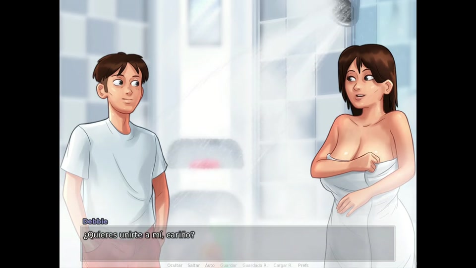 stepmom in threesome with her best friend - Summertime Saga screenshot 2