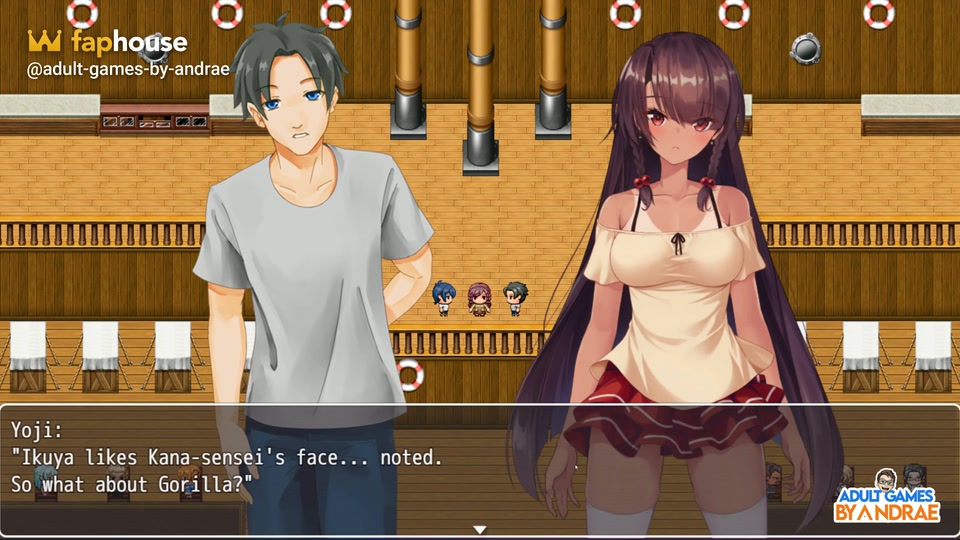Island Ntr Survival Ss Gameplay Part 1 - 1 Woman and 5 Men in an Island screenshot 5