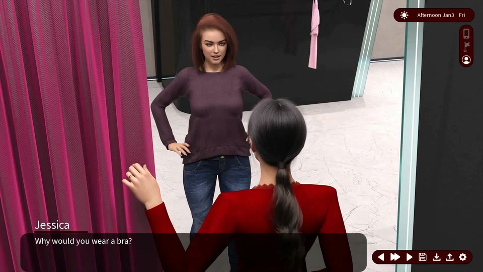 Whispers of Desire: the Sexy Beautiful Wife in the Clothing Store - Episode 3