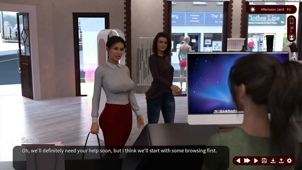 Whispers of Desire: the Sexy Beautiful Wife in the Clothing Store - Episode 3 screenshot 2