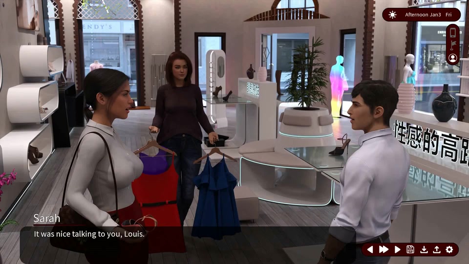 Whispers of Desire: the Sexy Beautiful Wife in the Clothing Store - Episode 3 screenshot 5