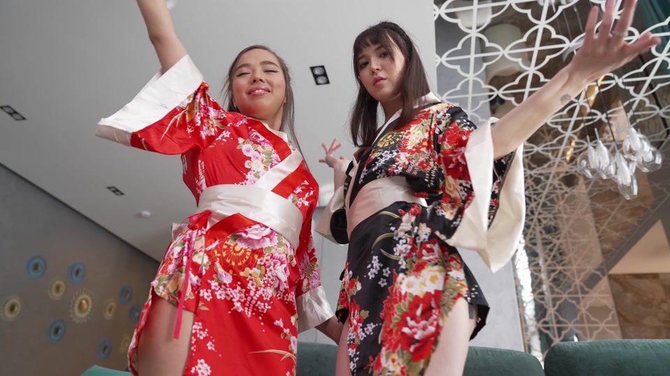 Asian Group Sex with Monster Dicks Anal screenshot 4