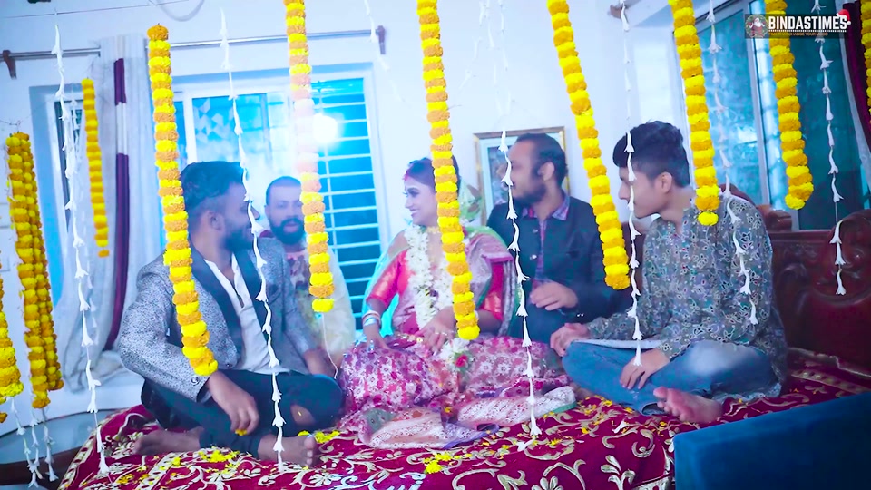 Gangbang Suhagarat - Besi Indian Wife Very 1st Suhagarat with Four Husband ( Full Movie ) screenshot 2
