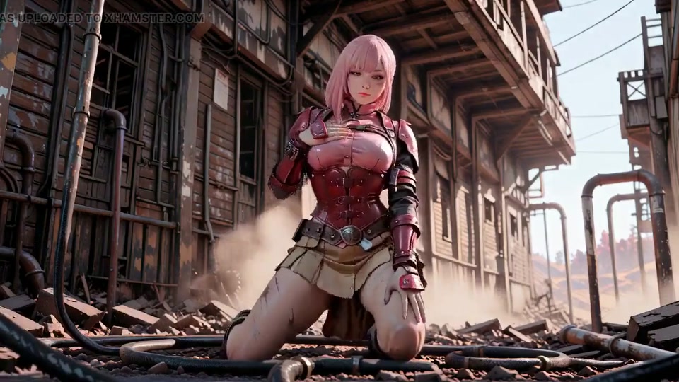 Pink-haired Mech Warrior! the Cold Beauty of the Wasteland screenshot 6