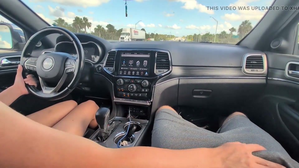 Cumshot All Over Car From Handjob