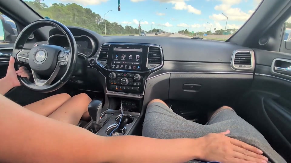 Cumshot All Over Car From Handjob screenshot 2