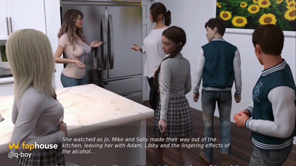 Showing Stepmom's Nude Body to Best Friend and Pussy Rubbing - Naughty Neighbors - E22 screenshot 3