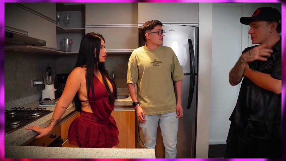 Nerdy Cuckold Watches as His Beautiful Wife Pays Her Debt with Her Pussy screenshot 4