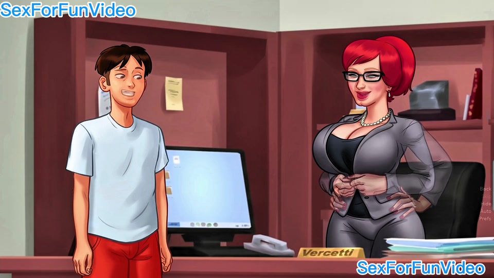 Summertime saga sex with bank girl step sister screenshot 2
