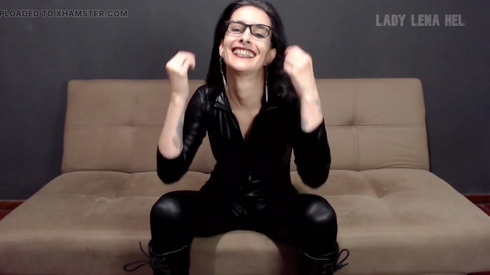 Lady Lena Hel - Beta Safe Tease and Denial in Leather Suit and Boots screenshot 4