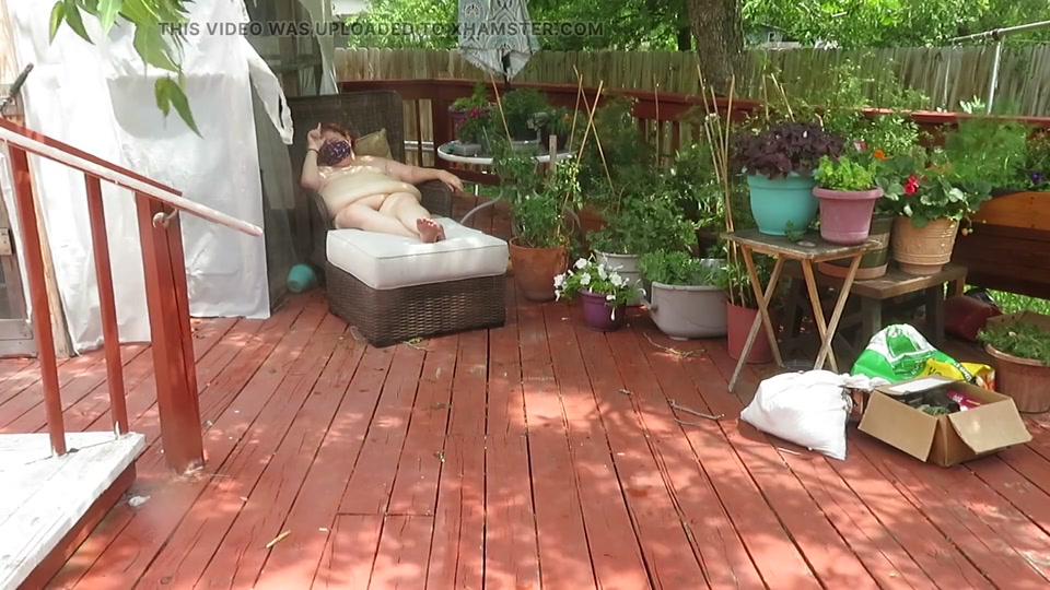 Water hose fun times nude outside BBW Nurse VickiB looper