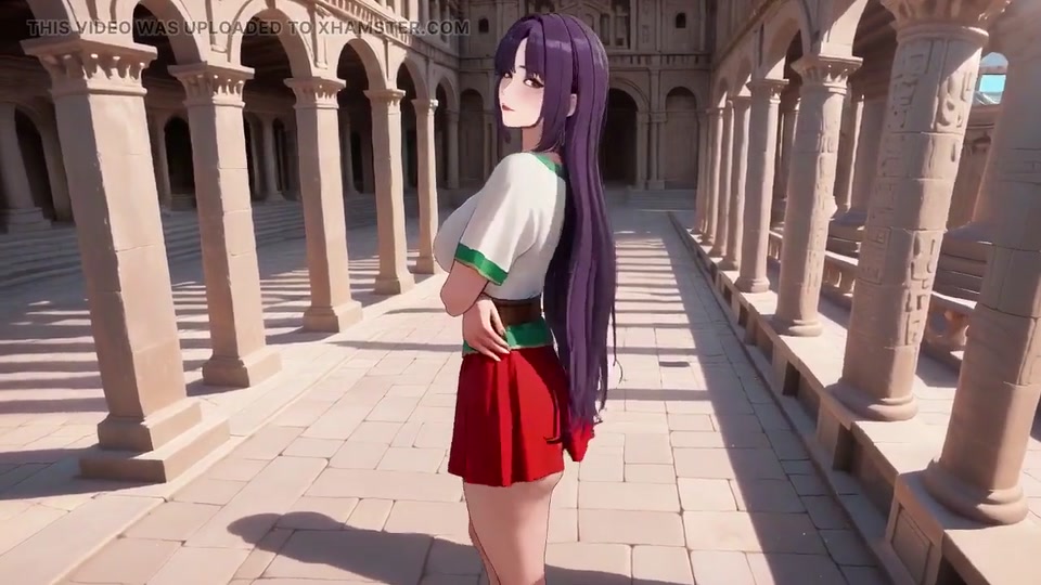 Purple Hairs Roman Holiday! Secrets Under the Red & White Robes