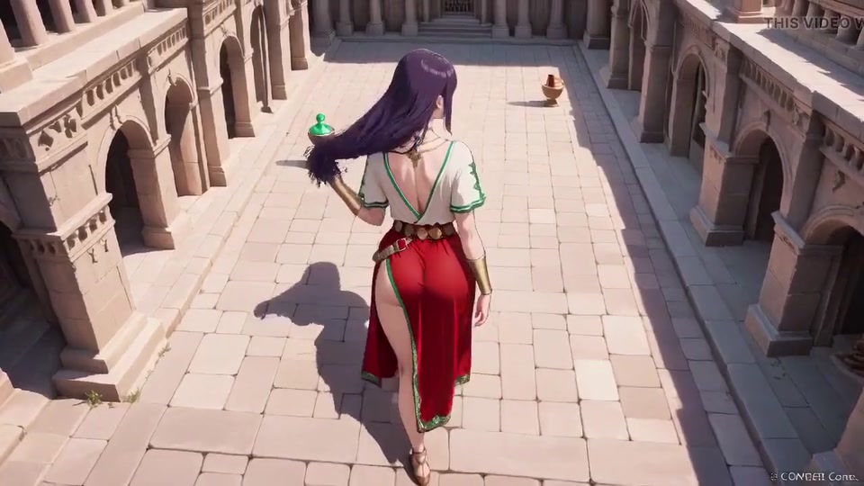 Purple Hairs Roman Holiday! Secrets Under the Red & White Robes screenshot 3