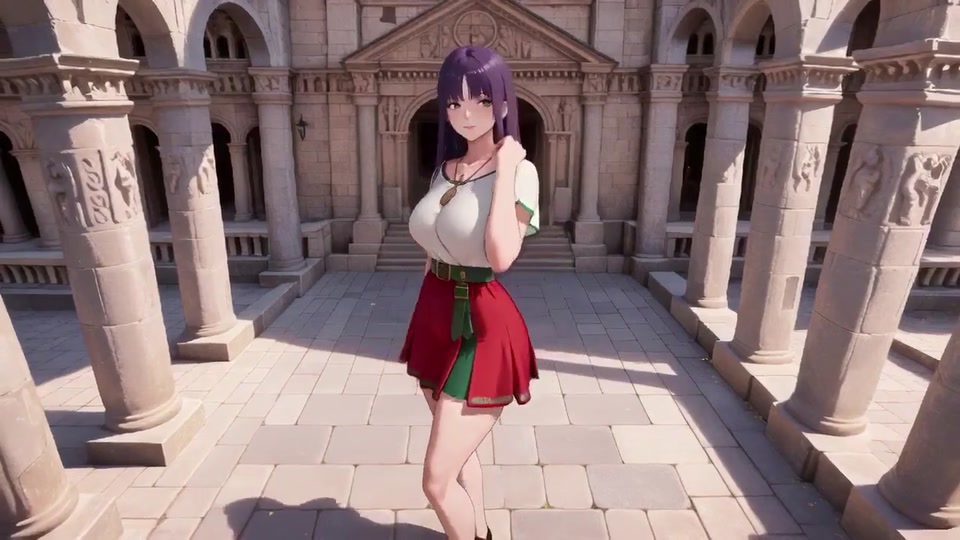 Purple Hairs Roman Holiday! Secrets Under the Red & White Robes screenshot 4