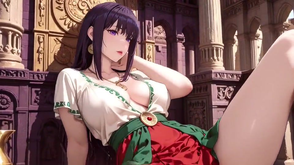 Purple Hairs Roman Holiday! Secrets Under the Red & White Robes screenshot 5