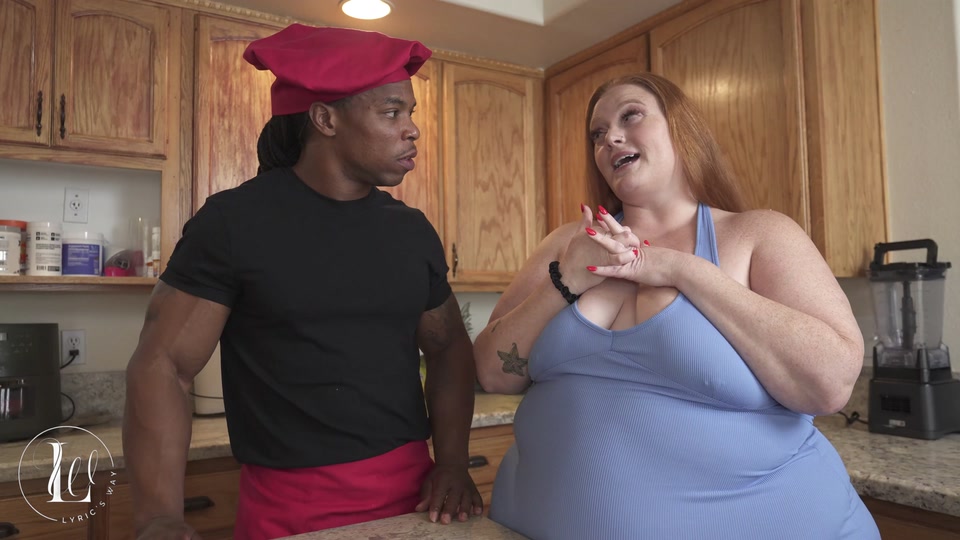 BBW Julie Ginger Fucks Family Chef While Husband Is Gone