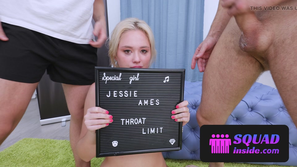 Jessie Ames gets very wet deep double throat screenshot 2
