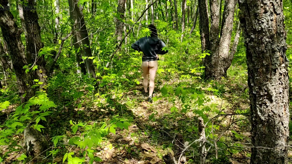 Naked Ass Walk Through Spring Forest (4K UHD Remaster) screenshot 6