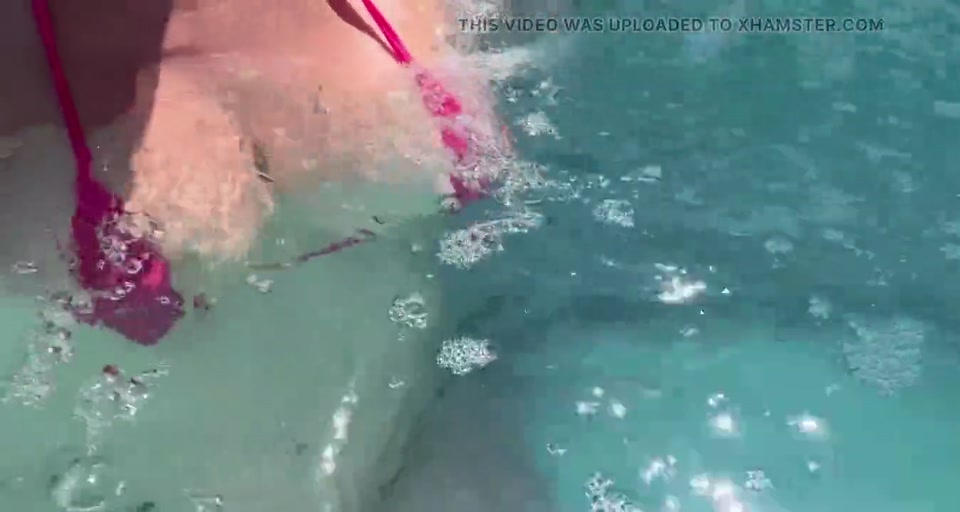 Artemisia Love Showing Her Perfect Tits in a Micro Bikini Underwater screenshot 4