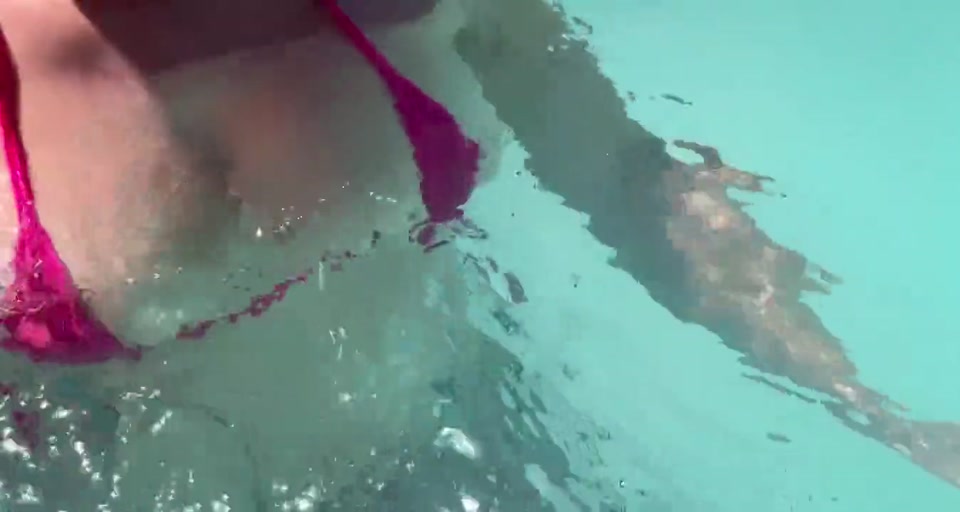 Artemisia Love Showing Her Perfect Tits in a Micro Bikini Underwater screenshot 5