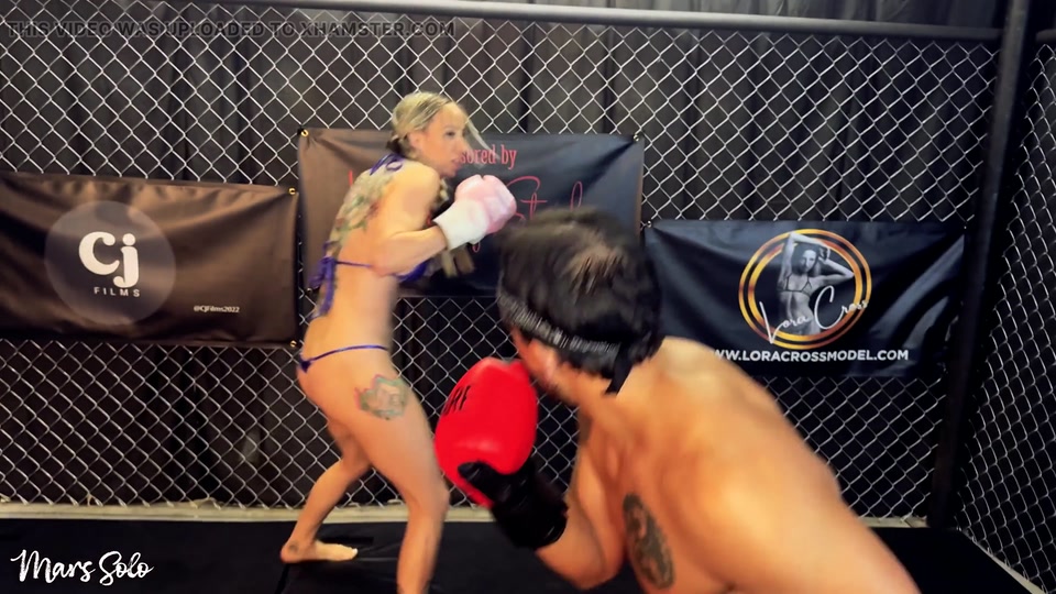 Boxing Match: Mars Solo & Sam Stout Go Glove to Glove in This Three Round Fight Between Long Time Rivals with Trash Talking, POV screenshot 5